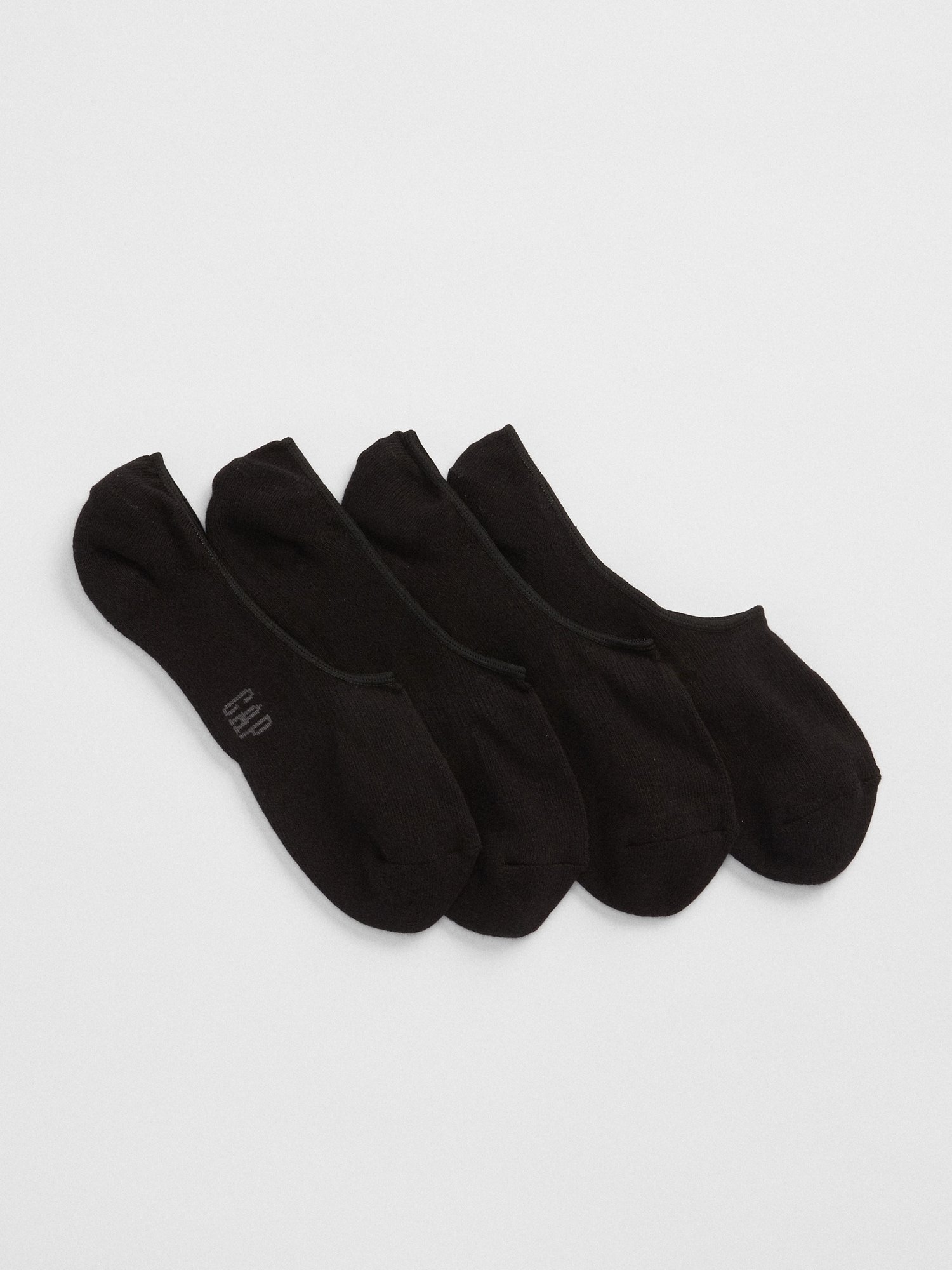 Fotografie Černé pánské ponožky no-show socks, 2 páry