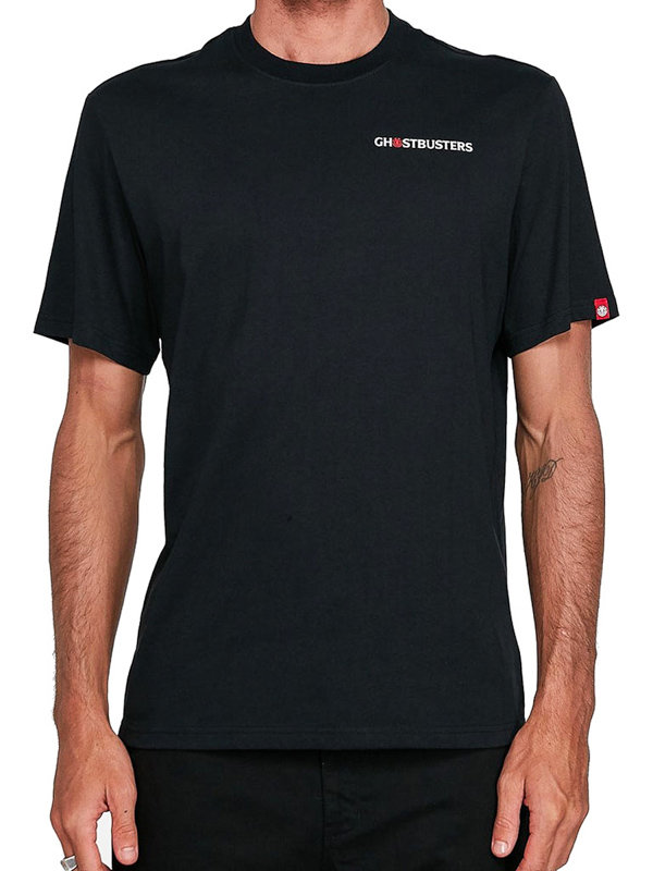 Fotografie Element GOOP FLINT BLACK pánské triko s krátkým rukávem - černá