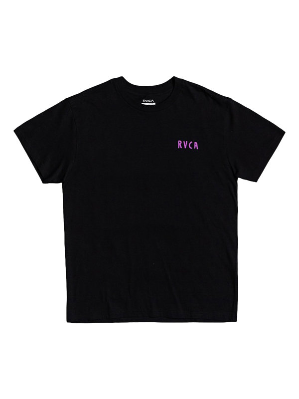 RVCA SB TAROT black pánské triko s krátkým rukávem - černá