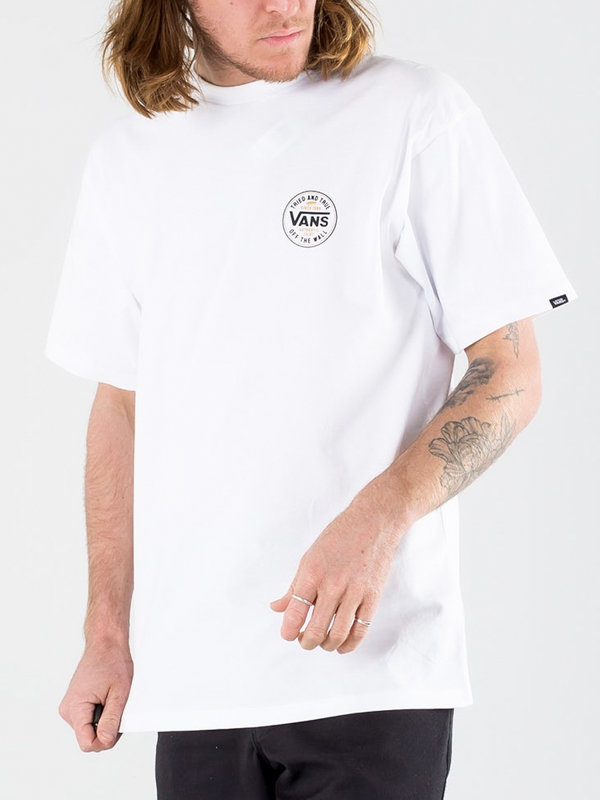 Fotografie Vans TRIED AND TRUE white pánské triko s krátkým rukávem - bílá