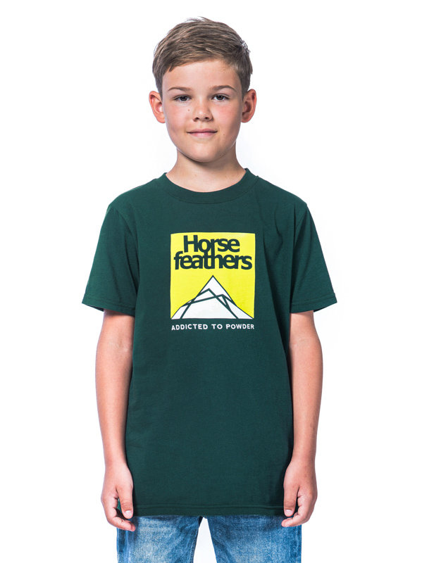 Fotografie Horsefeathers LEX JUNGLE GREEN dětské triko s krátkým rukávem - zelená