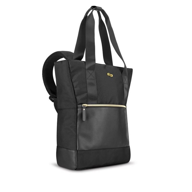 Fotografie SOLO NY Parker Hybrid Dámská taška/batoh pro NB, černá