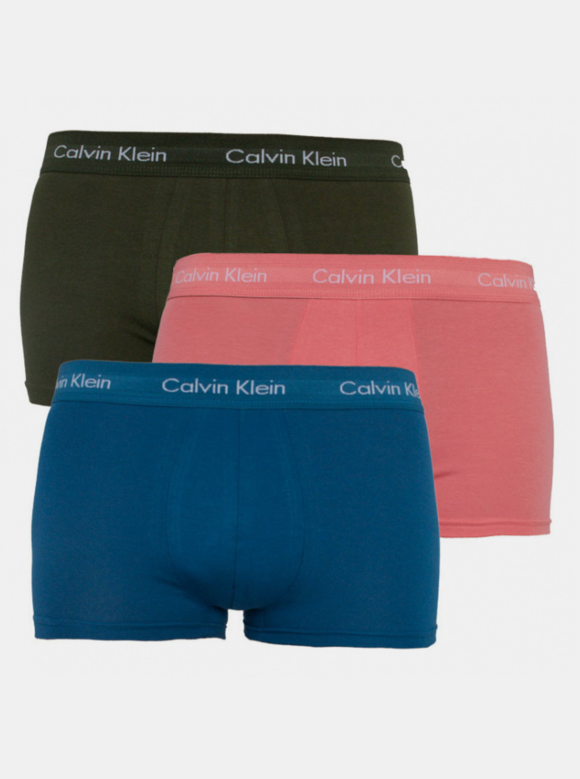 3PACK pánské boxerky Calvin Klein vícebarevné