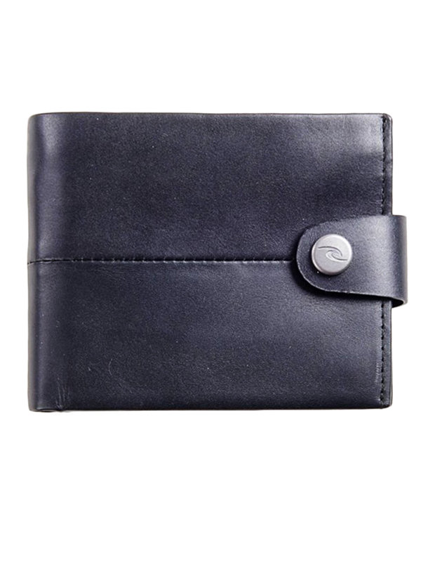 Rip Curl SNAP CLIP RFID 2 IN black pánská značková peněženka - černá