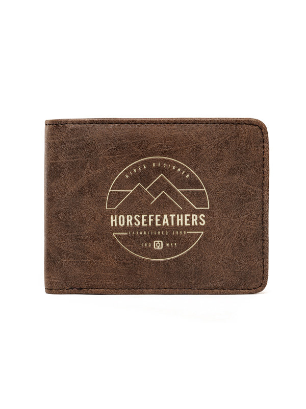Horsefeathers CAIN brown pánská značková peněženka - hnědá
