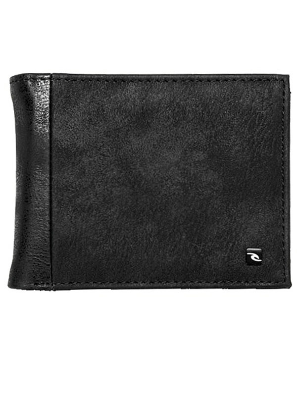 Fotografie Rip Curl CONTRAST RFID PU ALL black pánská značková peněženka - černá