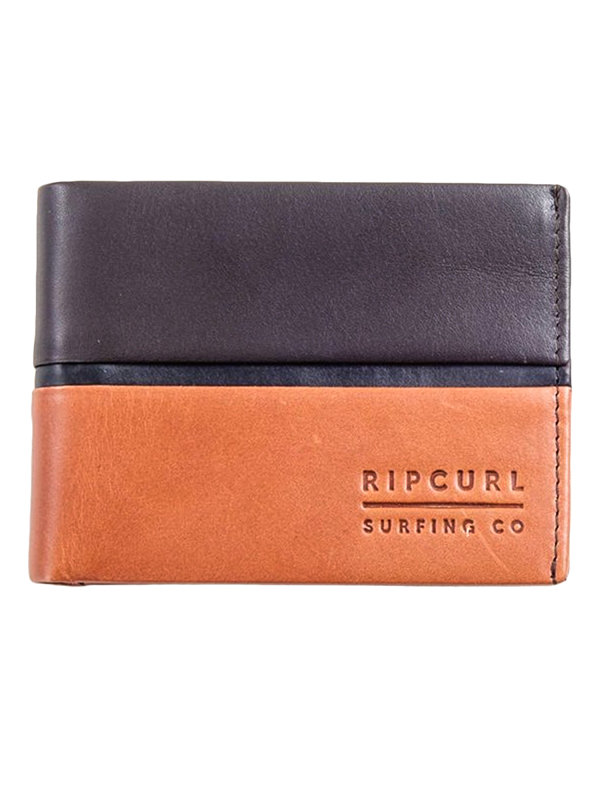 Fotografie Rip Curl STRINGER RFID ALL DA brown pánská značková peněženka - černá