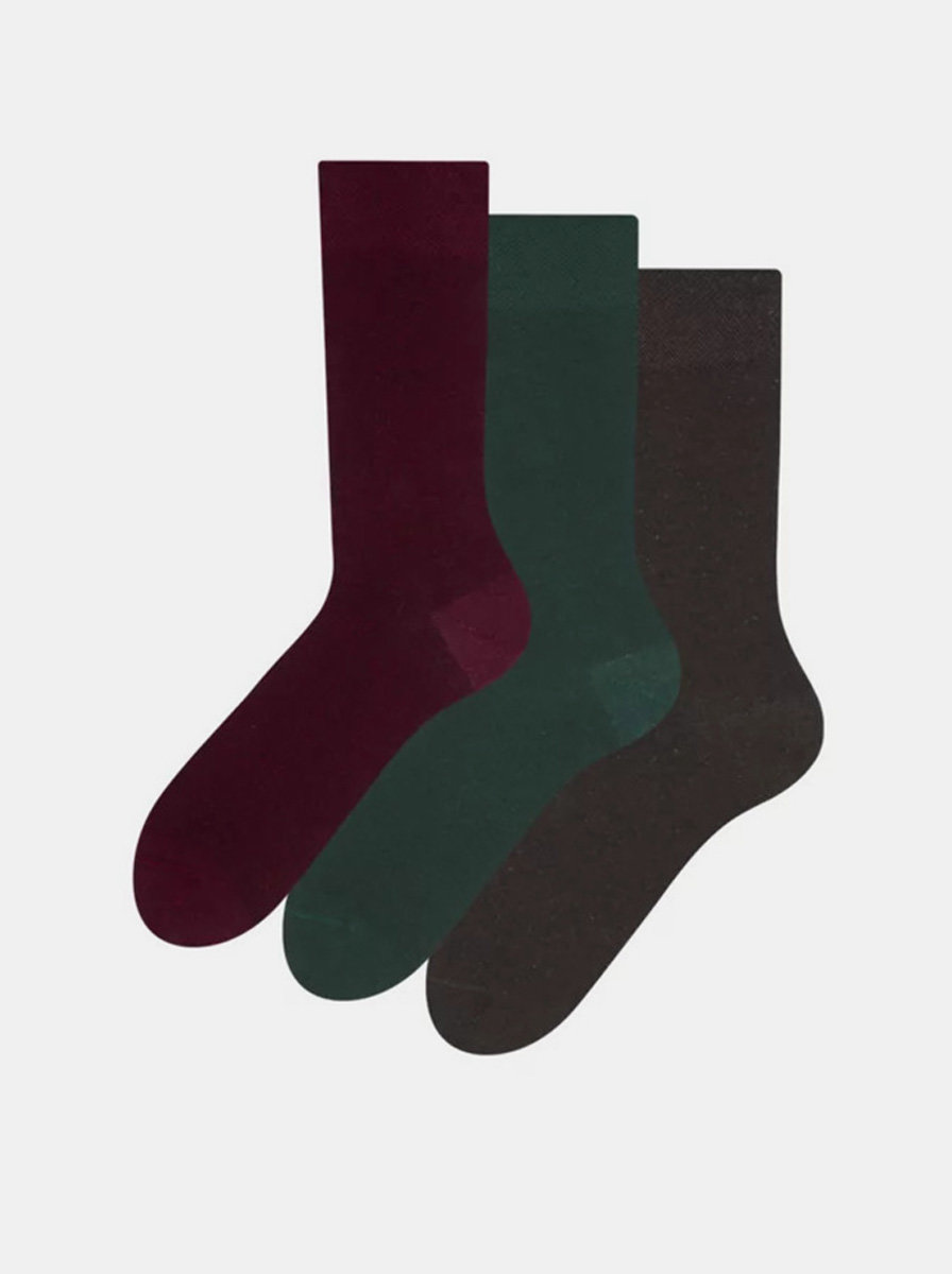 Fotografie 3PACK ponožky Dedoles z recyklované bavlny Džentlmen