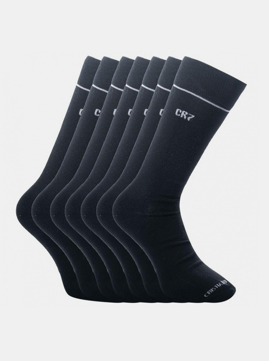 7PACK ponožky CR7 bambusové černé