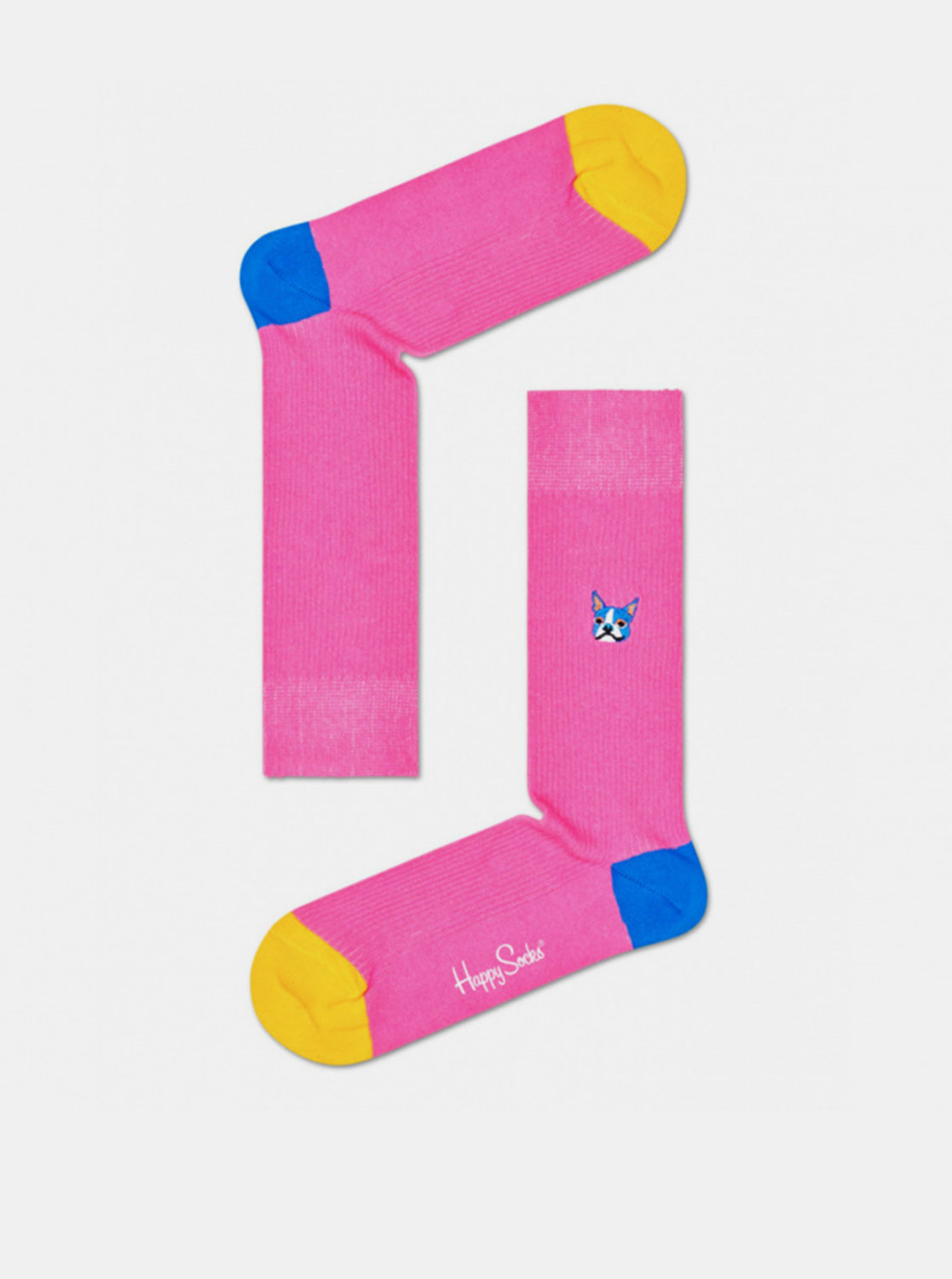 Fotografie Ponožky Happy Socks Ribb Embroidery Dog Sock