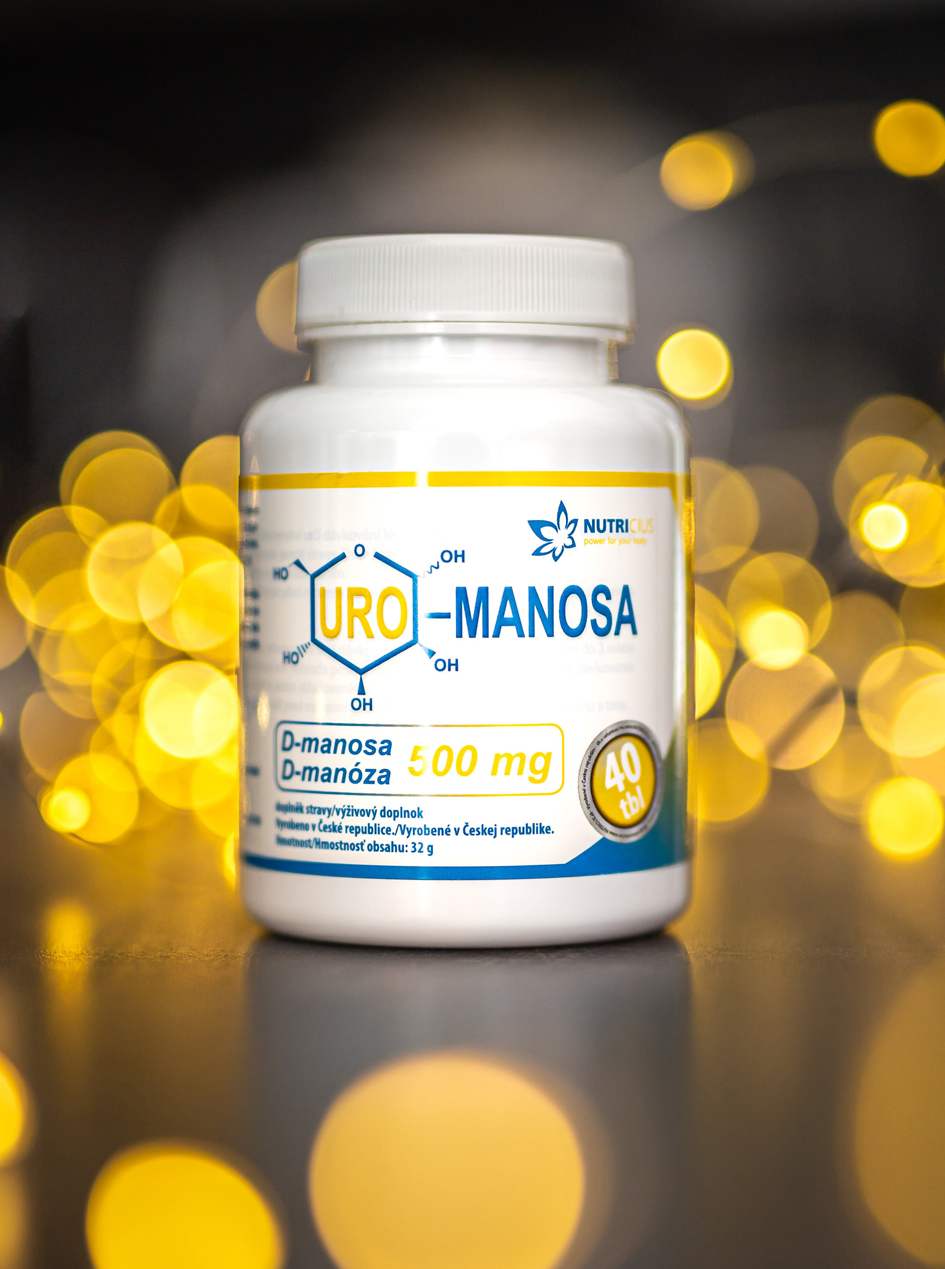 Fotografie Doplněk stravy URO Manosa Nutricius (40 tablet)