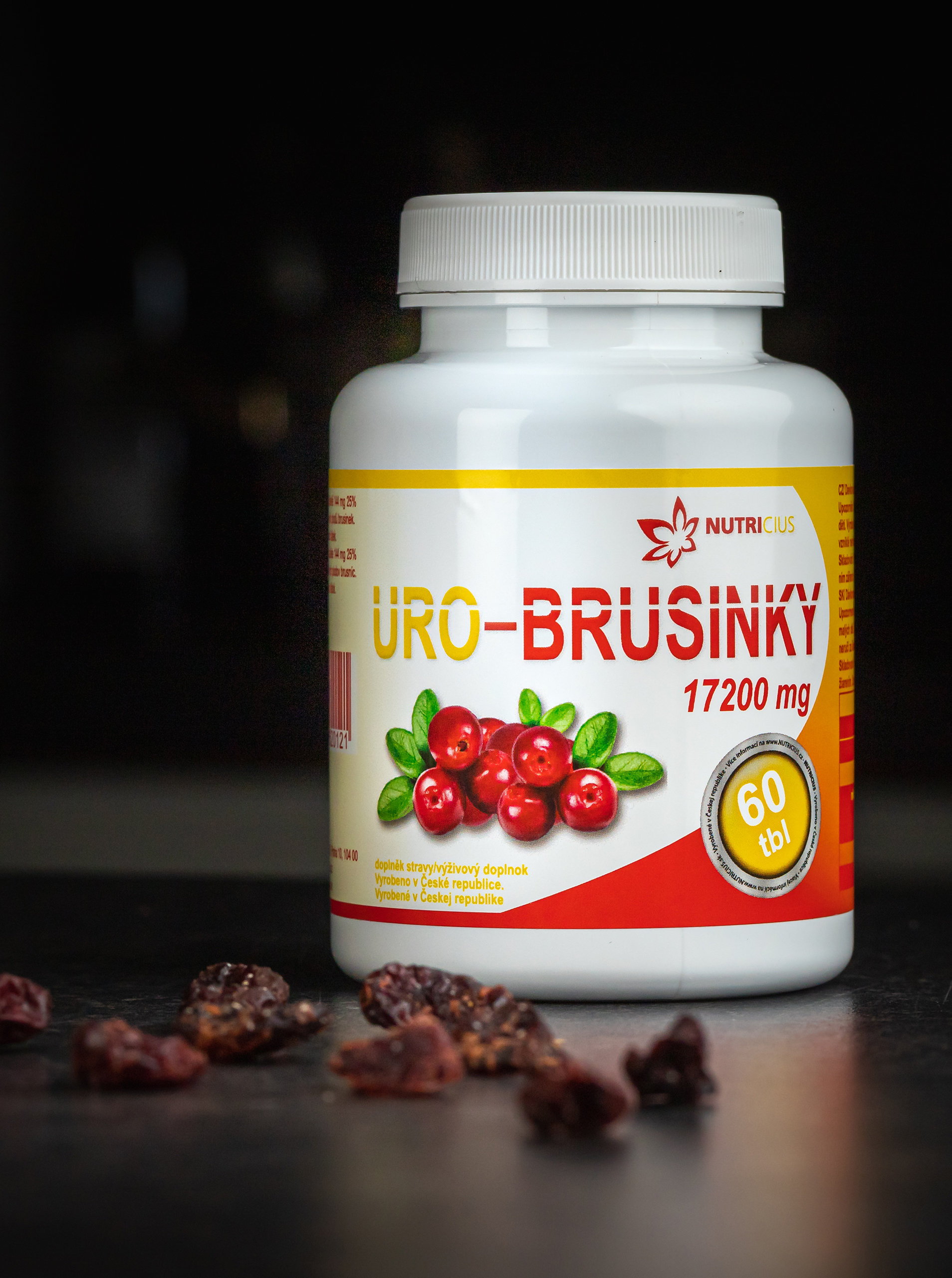 Fotografie Doplněk stravy URO Brusinky Nutricius (60 tablet)