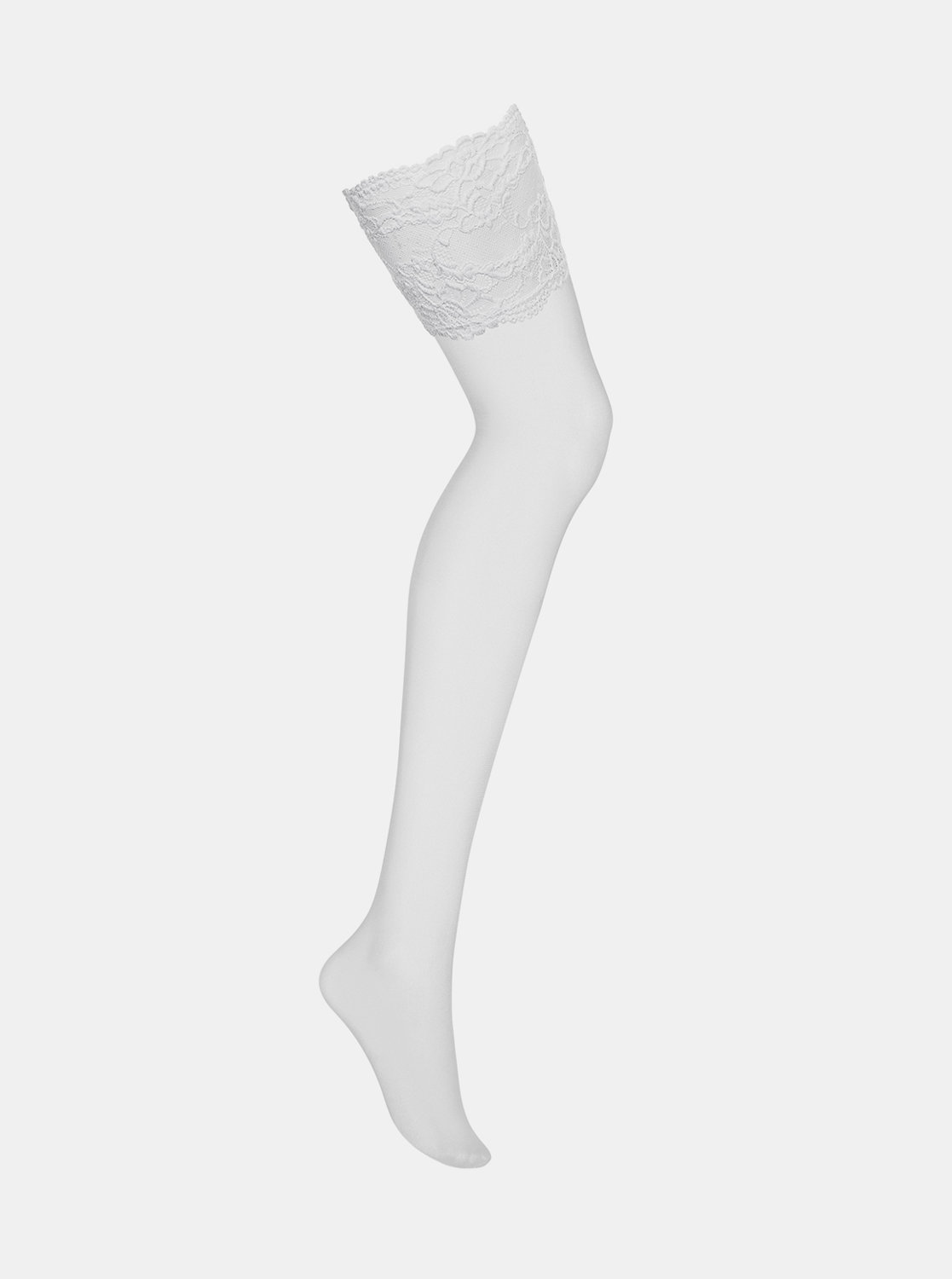 Fotografie Punčochy 810-STO white stockings - Obsessive bílá