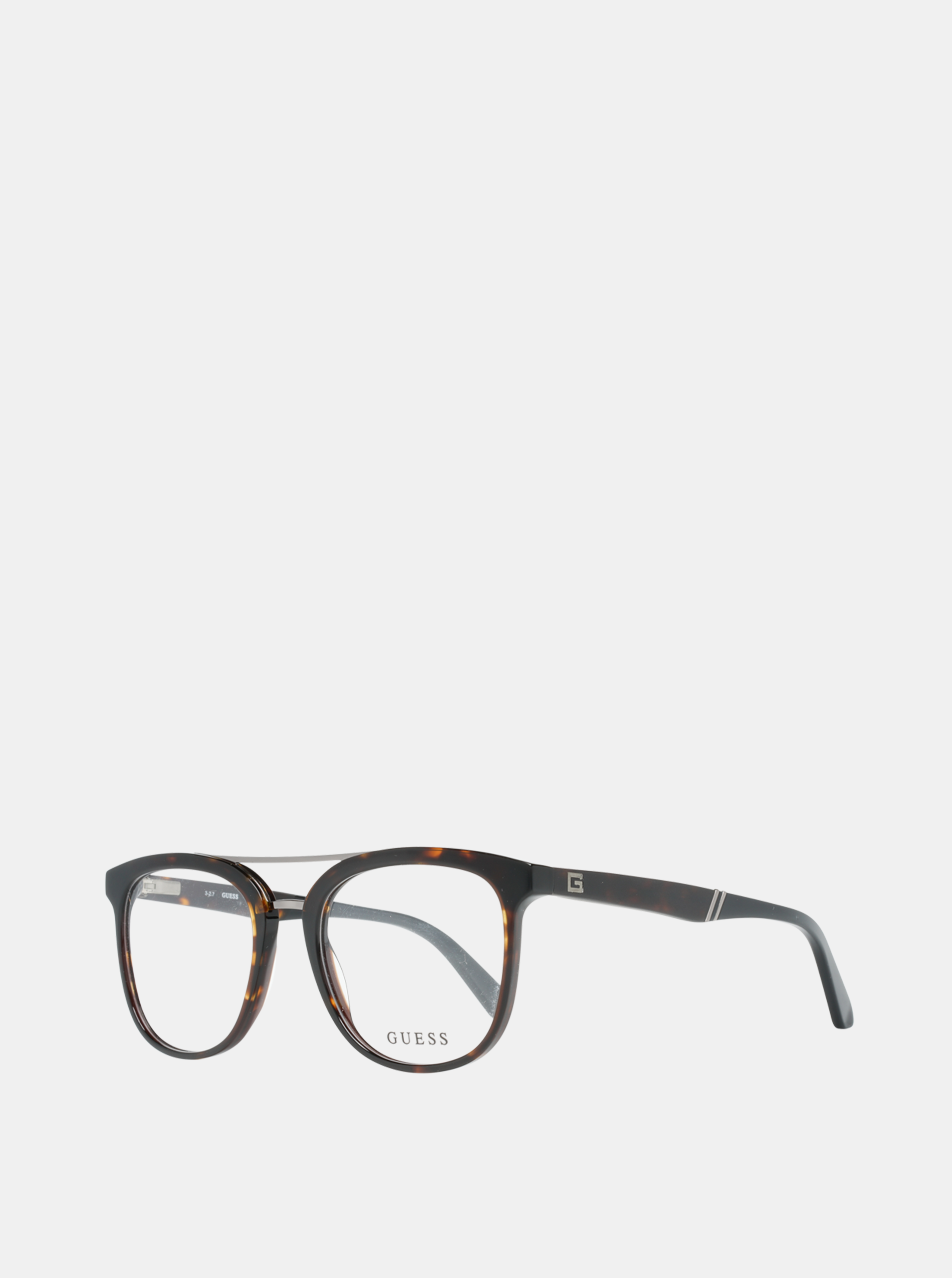 Hnědo-černé pánské obroučky brýlí Guess