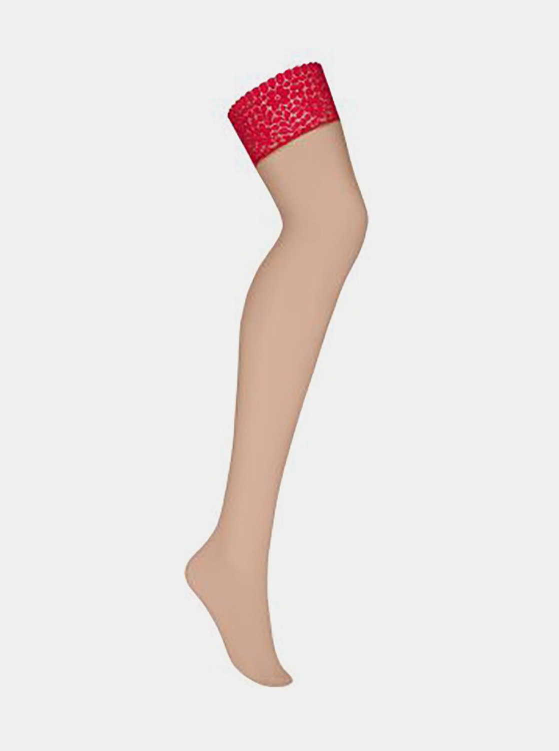 Jemné punčochy Jolierose stockings - Obsessive červená