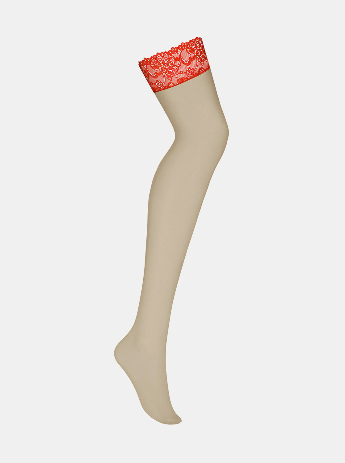 Punčochy 838-STO stockings - Obsessive červená