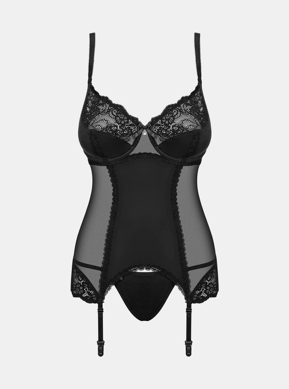Sexy korzet Amallie corset - Obsessive černá