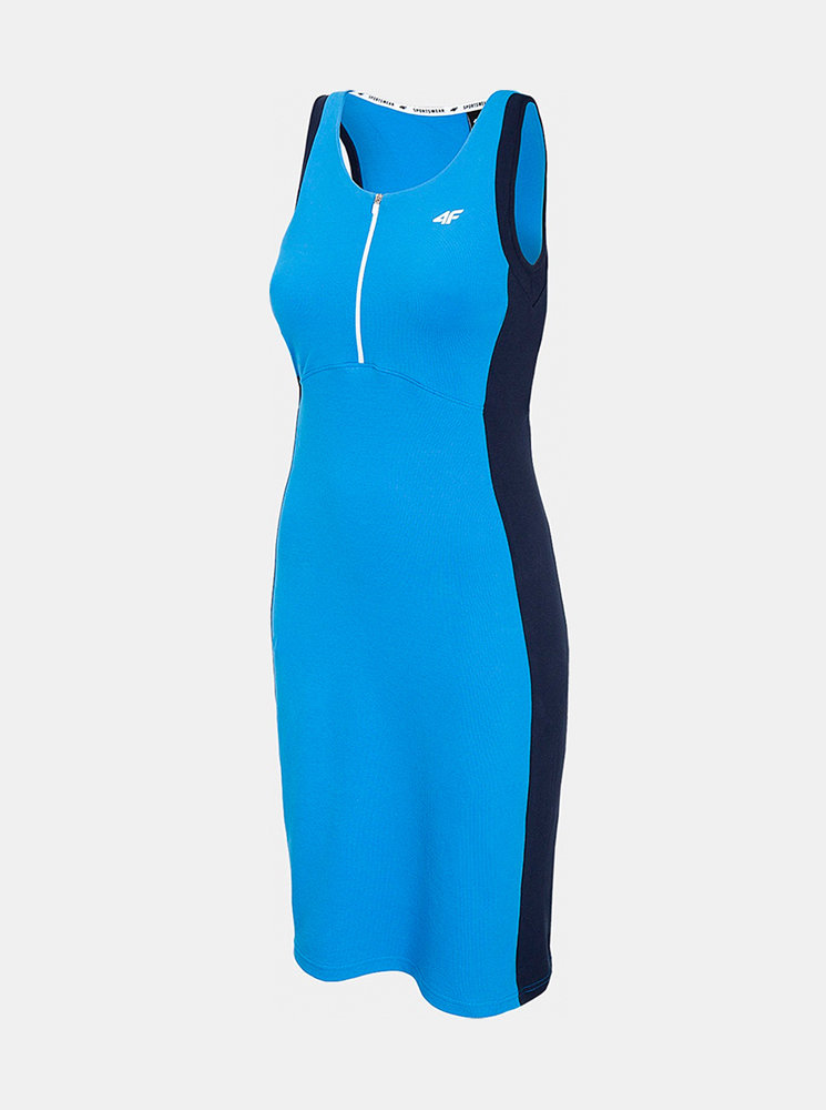 Dámské sportovní šaty 4F SUDD201 Modrá