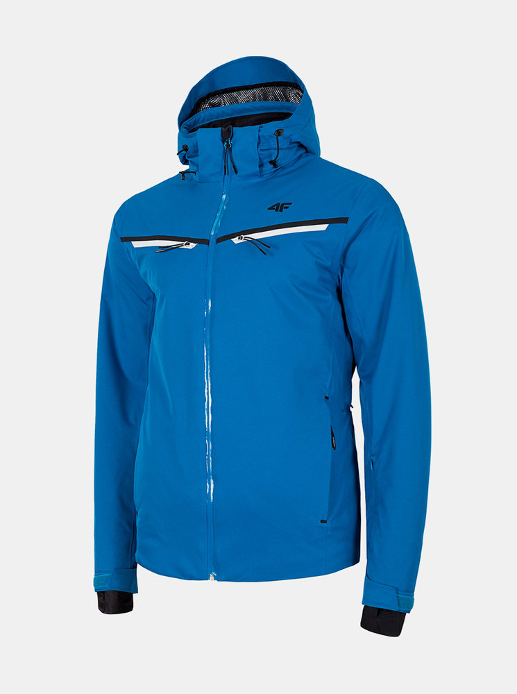 Fotografie Pánská lyžařská bunda 4F KUMN007 Modrá