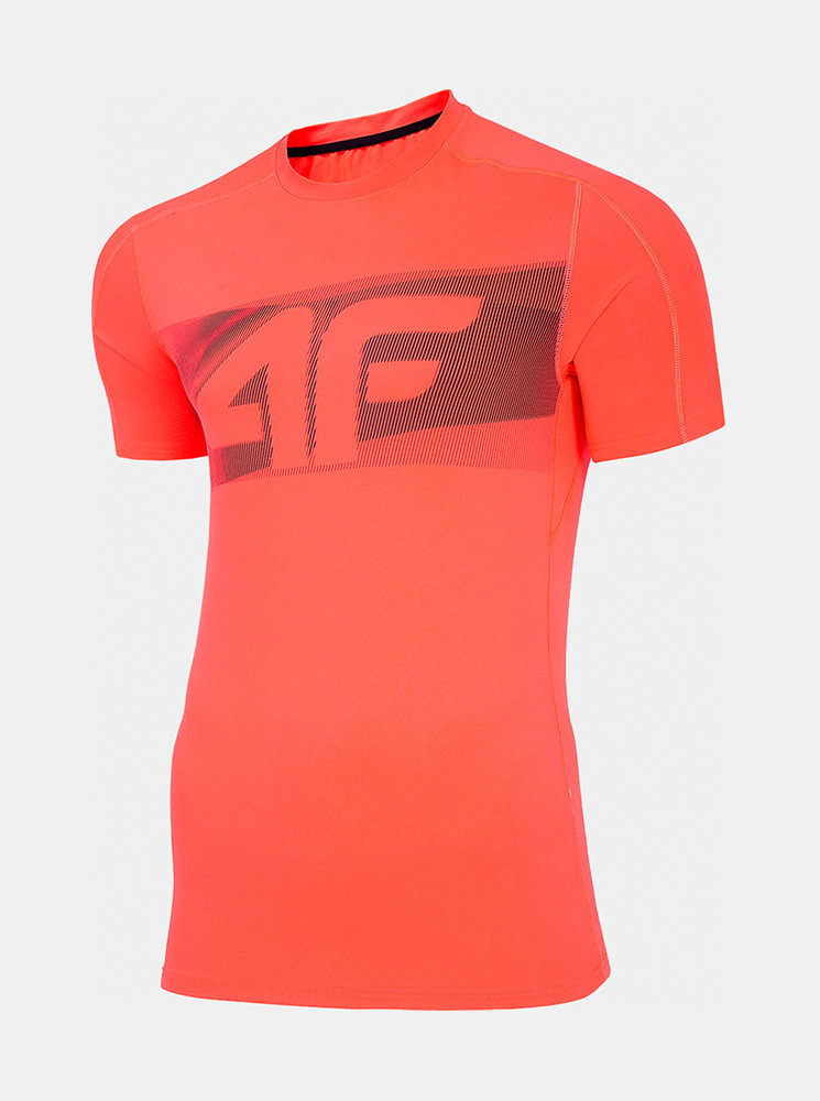 Fotografie Pánské sportovní tričko 4F TSMF283 Červená