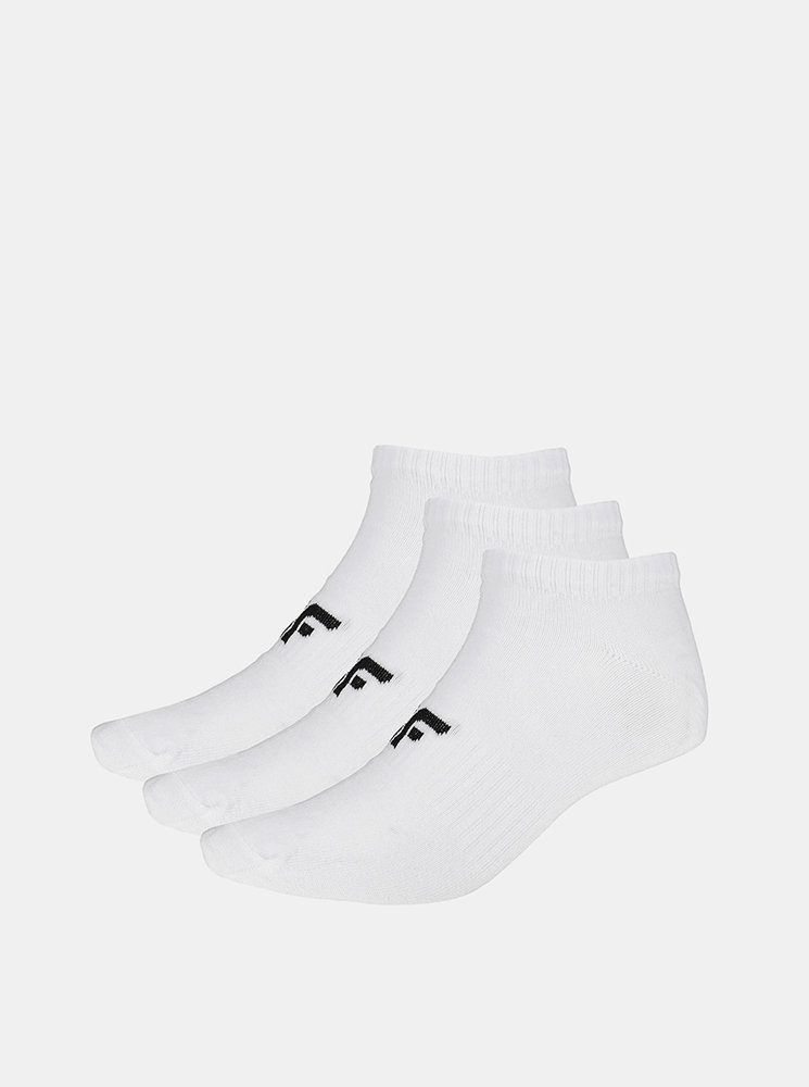Pánské kotníkové ponožky 4F SOM301 Bílá
