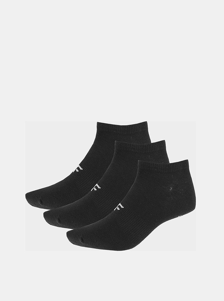 Fotografie Dámské ponožky 4F SOD302 (3 páry) Černá
