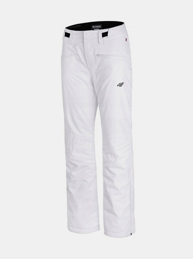 Dámské lyžařské kalhoty 4F SPDN004 Bílá