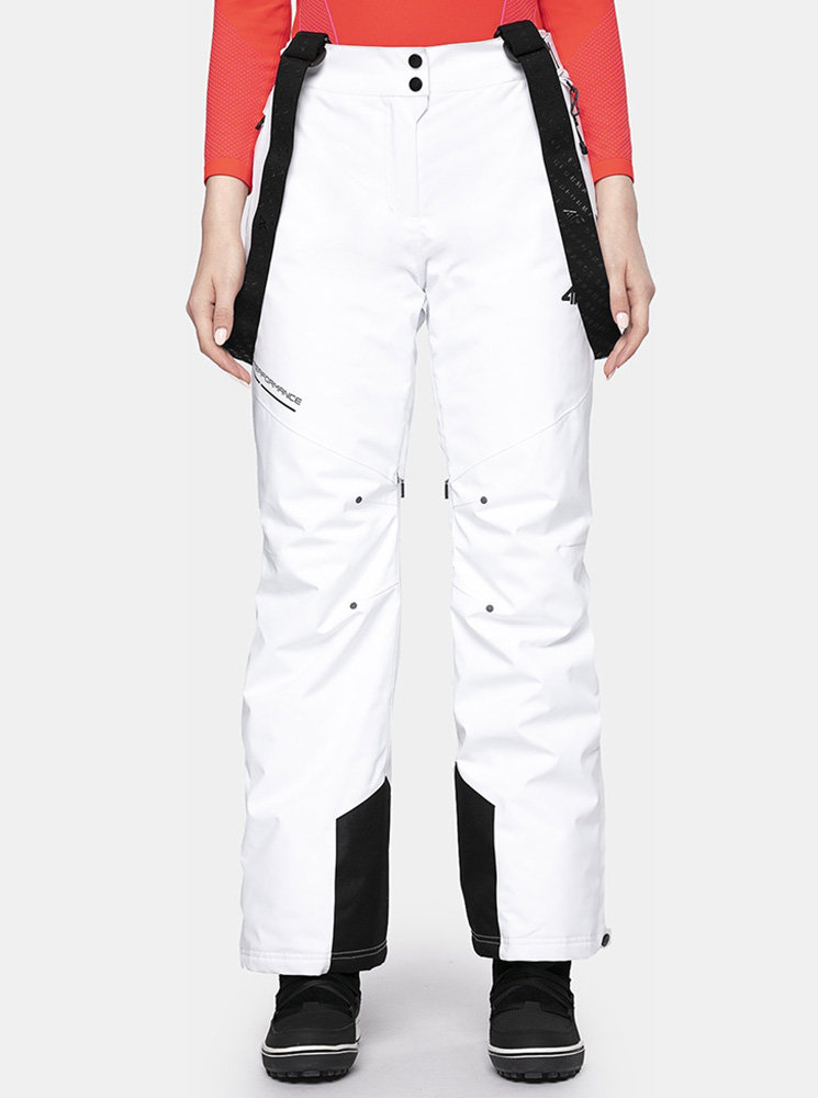Dámské lyžařské kalhoty 4F SPDN100 Bílá