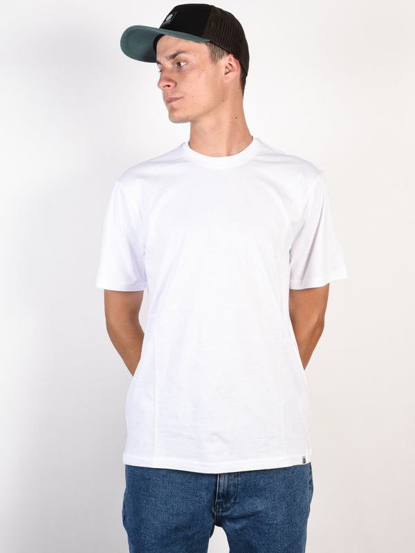Fotografie Element BASIC CREW OPTIC WHITE pánské triko s krátkým rukávem - bílá