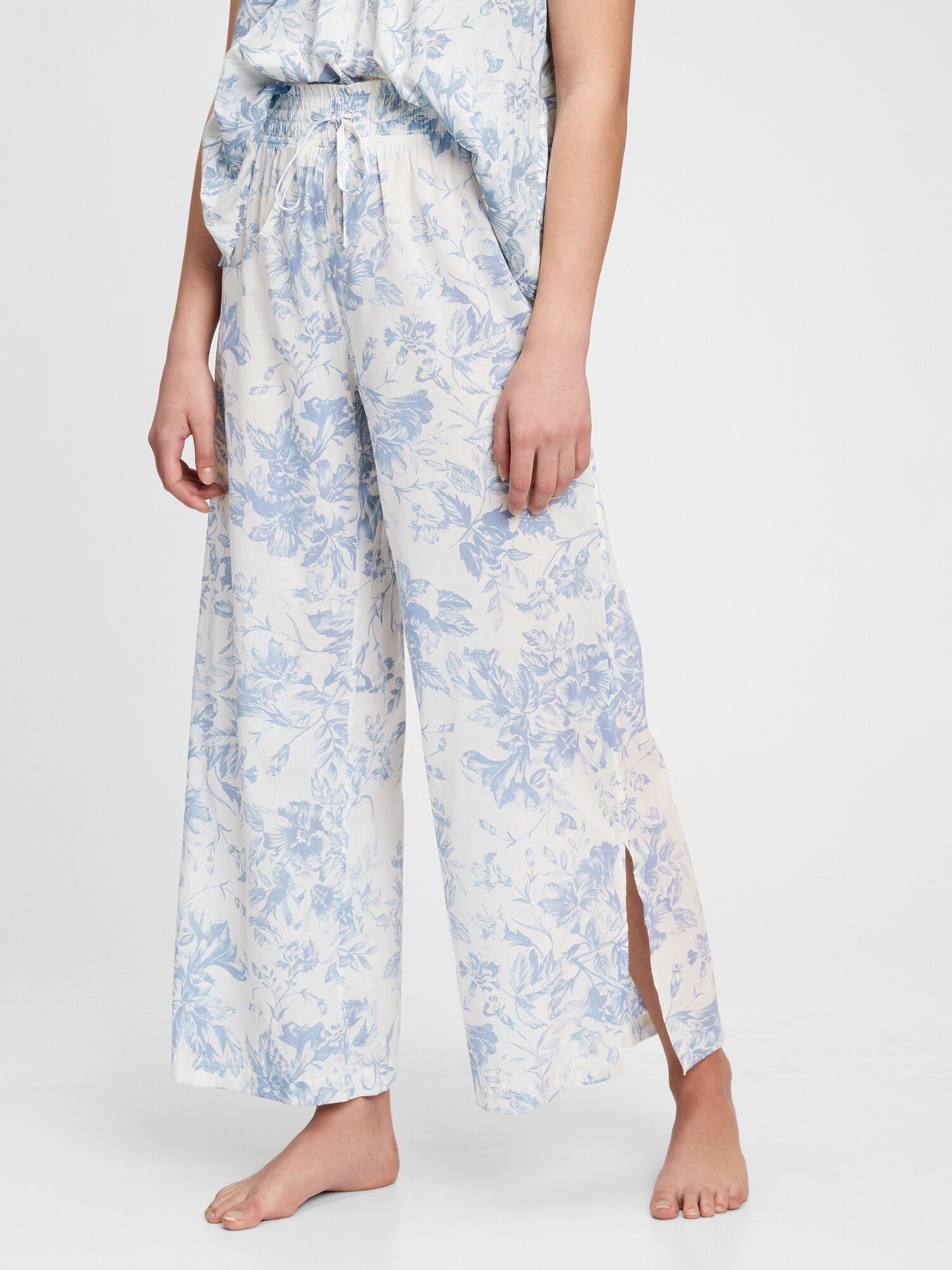 Fotografie Bílé dámské pyžamové kalhoty dreamwell pajama pants