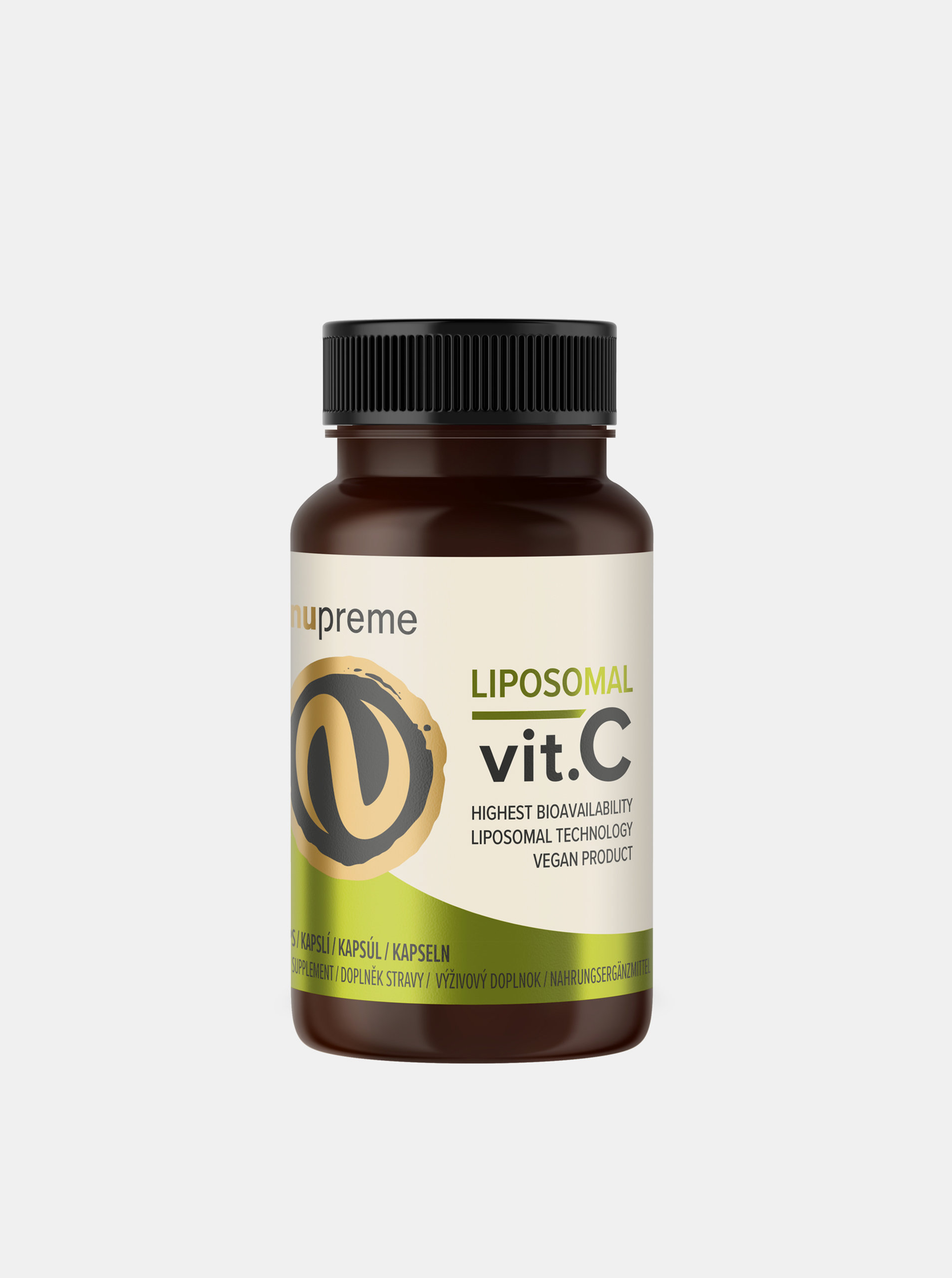 Fotografie Doplněk stravy Liposomal Vitamín C Nupreme (30 kapslí)