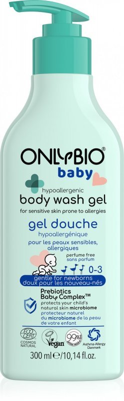 Fotografie OnlyBio Hypoalergenní mycí gel pro miminka (300 ml)