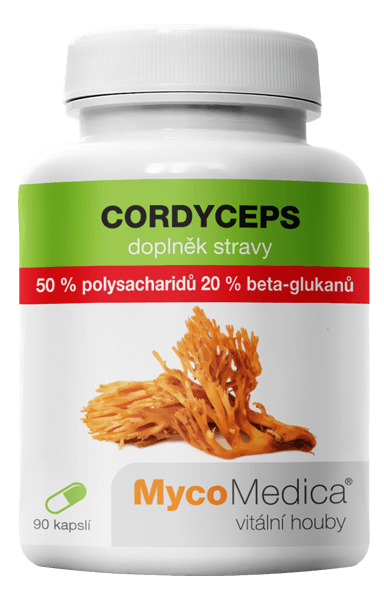 Fotografie MycoMedica Cordyceps CS-4 90 kapslí