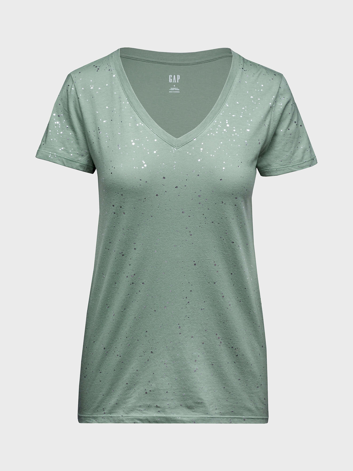 Zelené dámské tričko favorite print t-shirt