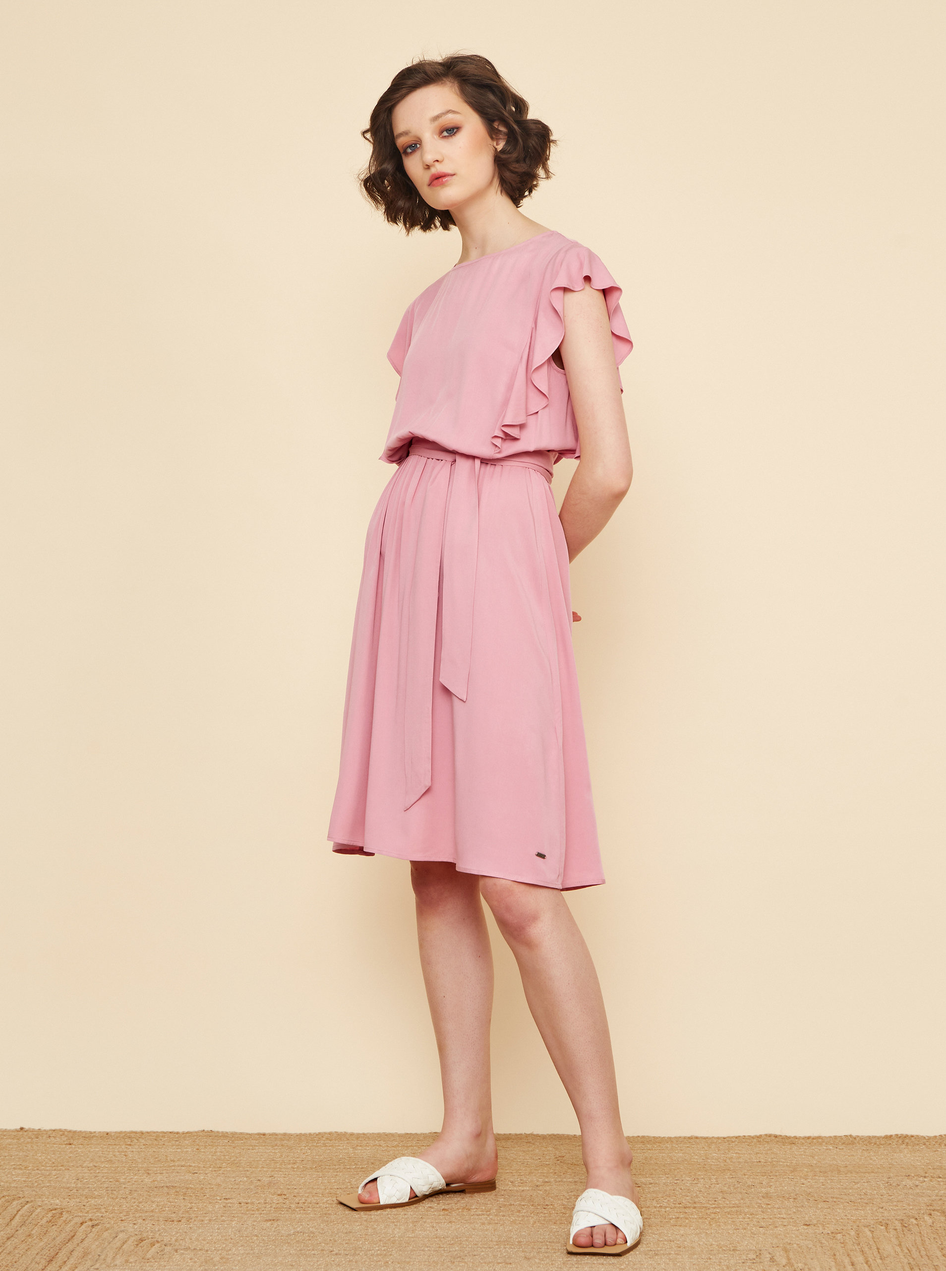 Fotografie Růžové šaty s volány ZOOT Mollie