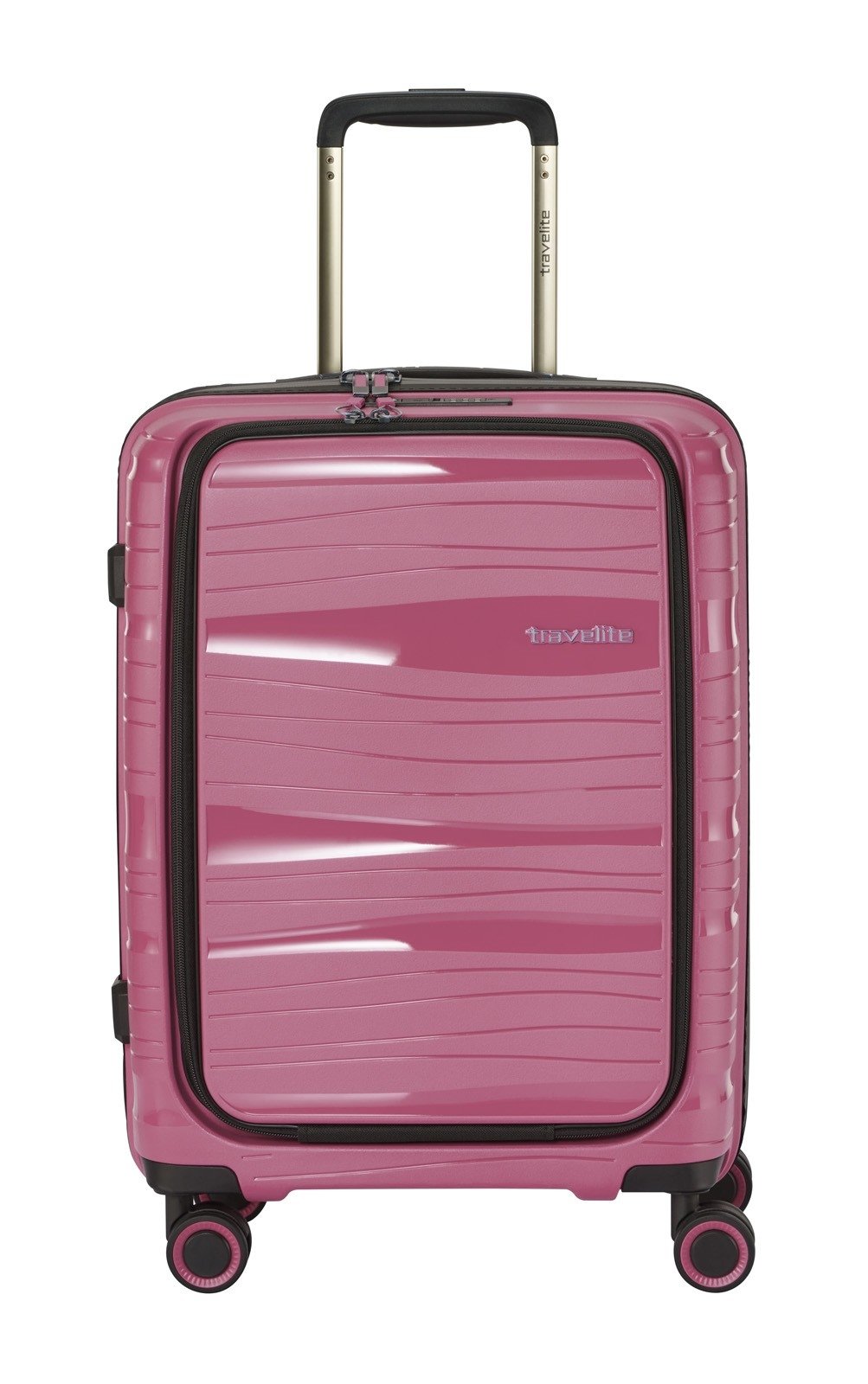 Cestovní kufr Travelite Motion S Front pocket Rose