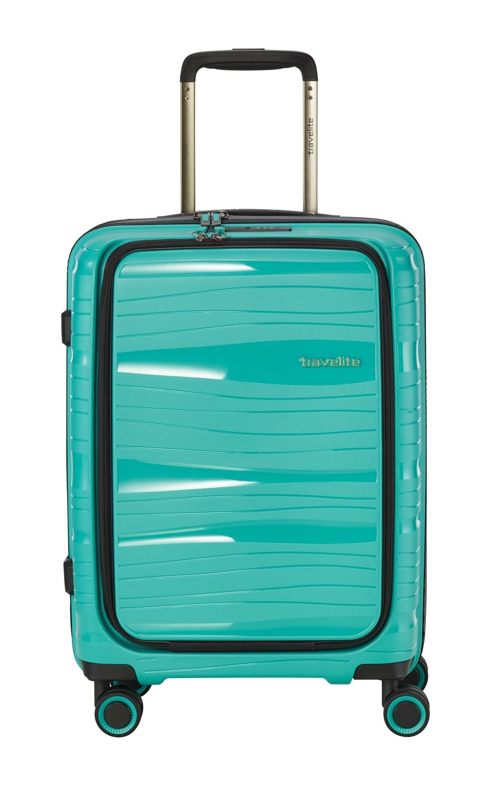 Cestovní kufr Travelite Motion S Front pocket Mint