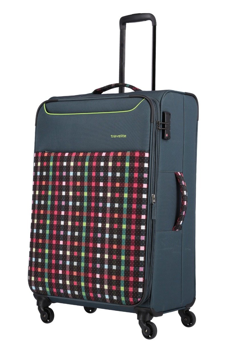 Cestovní kufr Travelite Argon L Checked Pattern