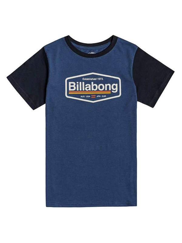 Fotografie Billabong MONTANA DENIM BLUE dětské triko s krátkým rukávem - černá