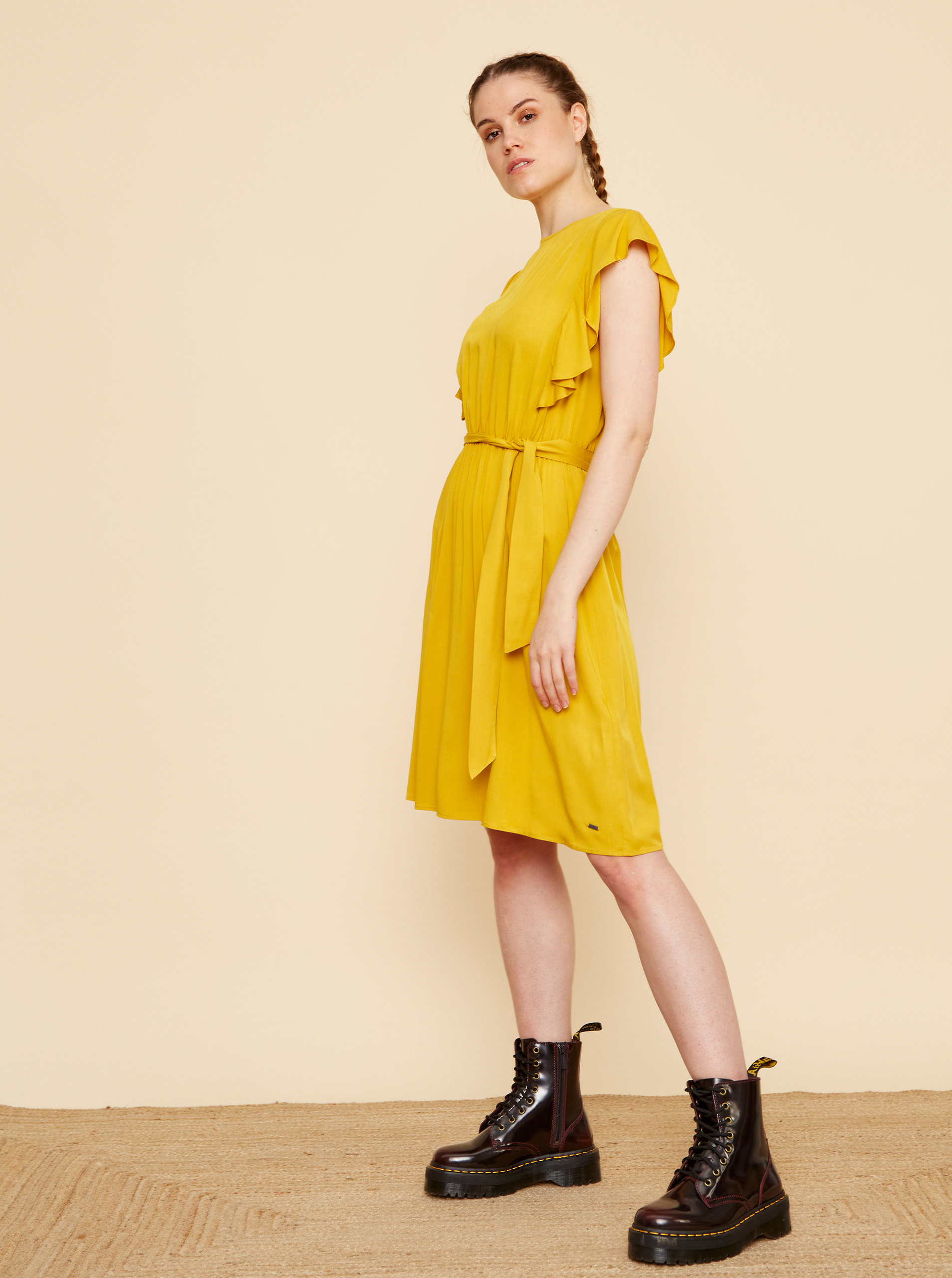Fotografie Žluté šaty s volány ZOOT Mollie
