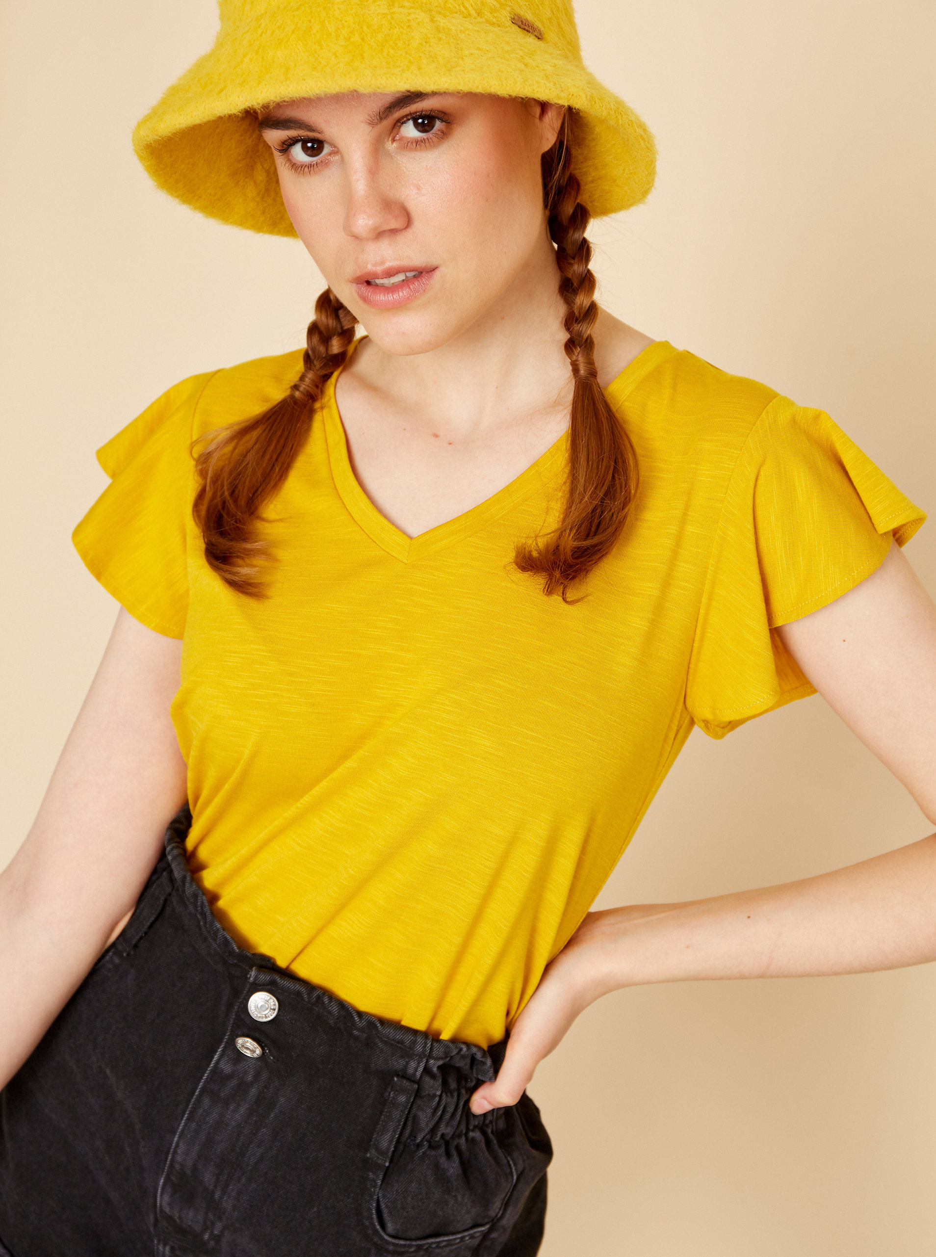 Fotografie Žluté dámské tričko ZOOT Baseline Ariana