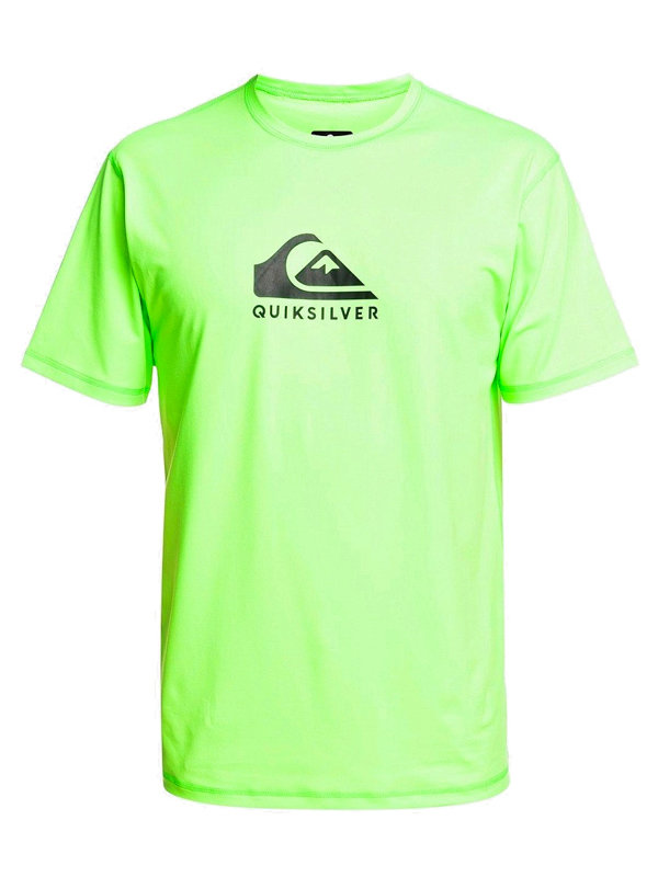 Fotografie Quiksilver SOLID STREAK EU GREEN GECKO pánské triko s krátkým rukávem - zelená