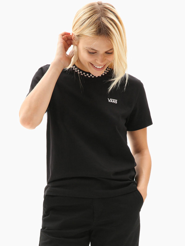 Fotografie Vans PASTEL SKATE black dámské triko s krátkým rukávem - černá