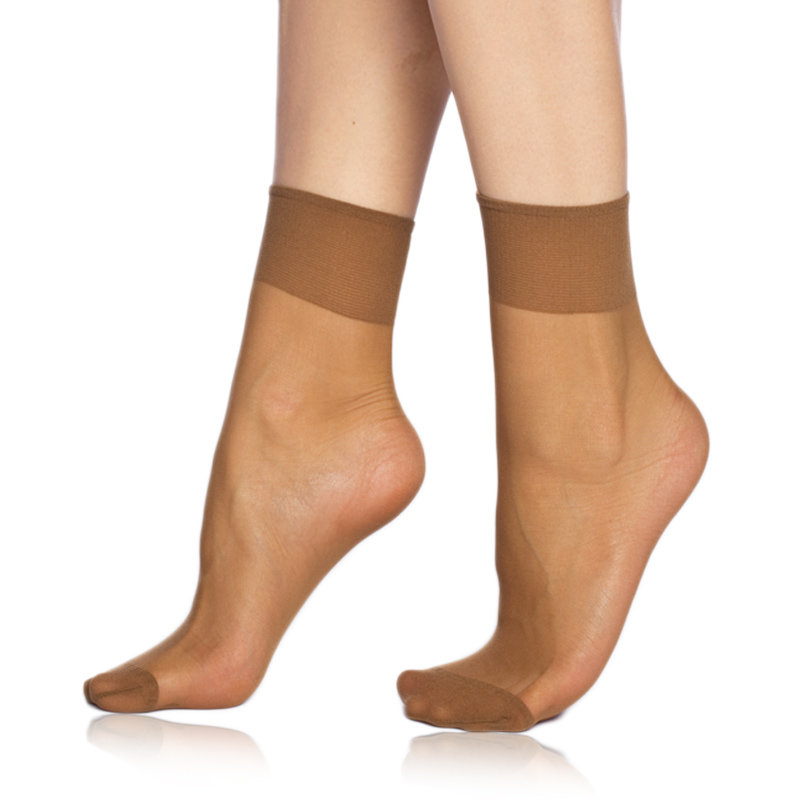 Fotografie DIE PASST SOCKS 20 DEN - Silonkové matné ponožky - bronzová