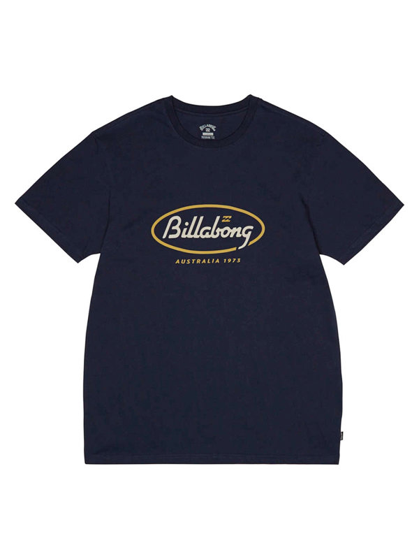Fotografie Billabong STATE BEACH NAVY pánské triko s krátkým rukávem - modrá
