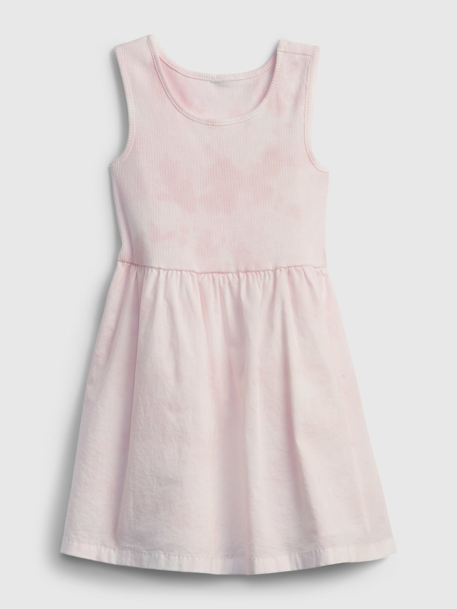 Fotografie Růžové holčičí dětské šaty mix-media tank dress