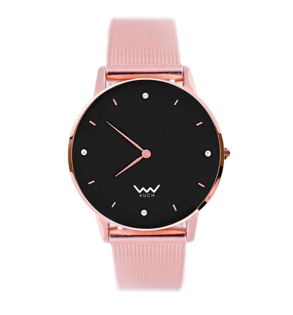 Fotografie Růžové dámské hodinky s nerezovým páskem Vuch-Cooper