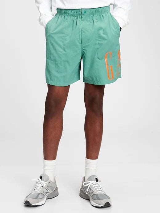 Zelené pánské kraťasy 6 nylon volume easy shorts "