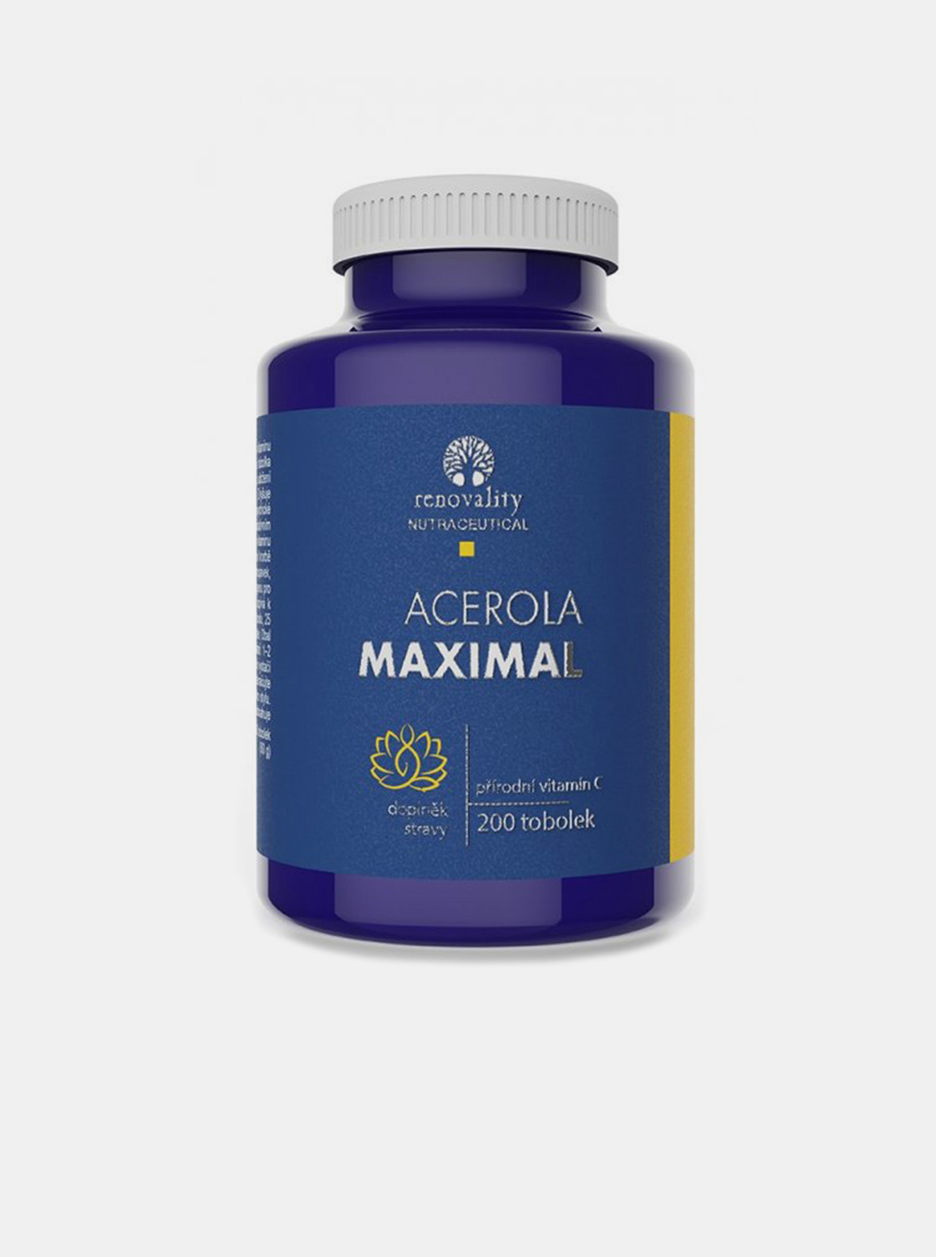 Acerola Maximal Vitamín C RENOVALITY (200 tobolek)