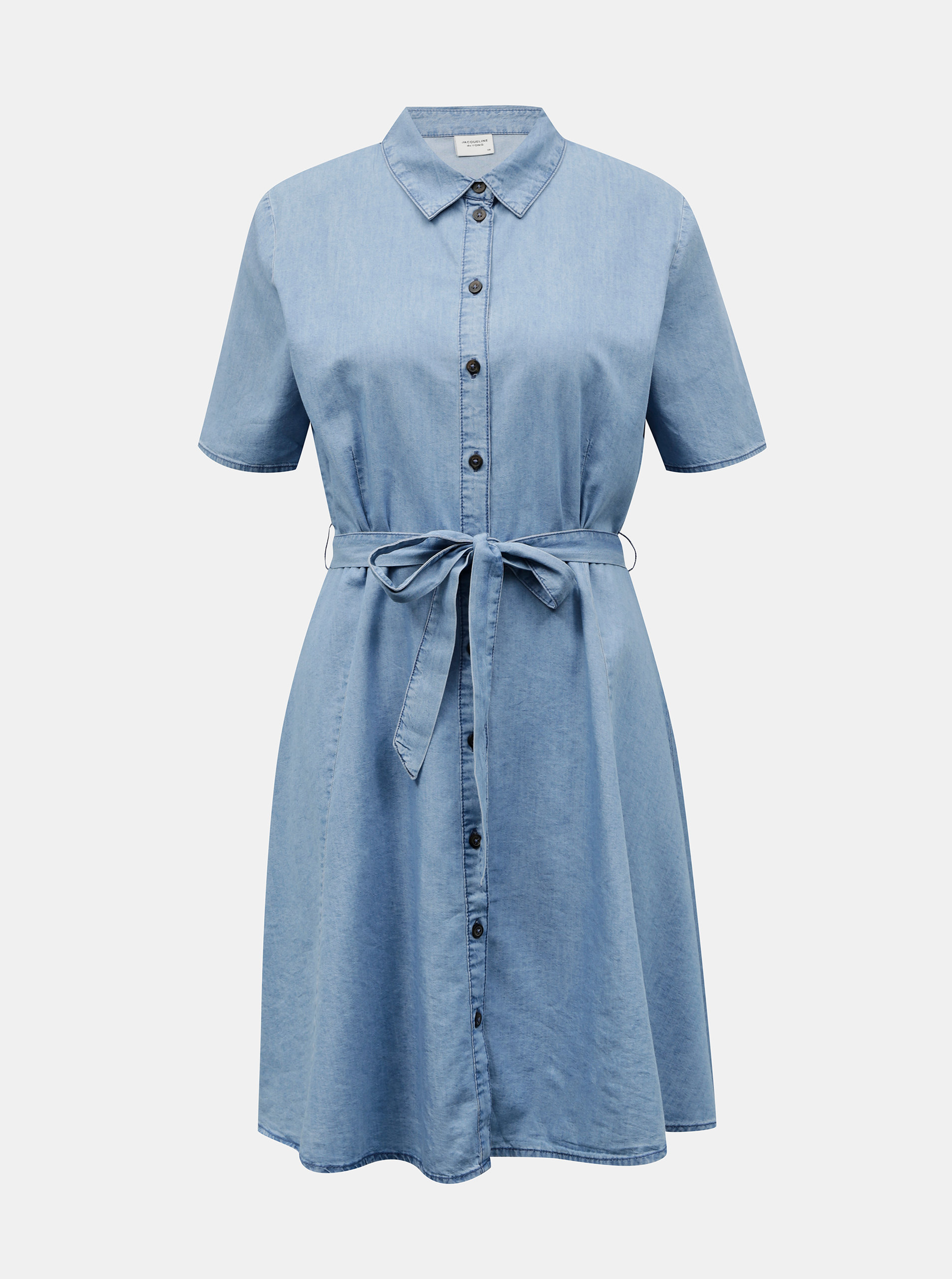 Fotografie Světle modré džínové košilové šaty Jacqueline de Yong Bianka